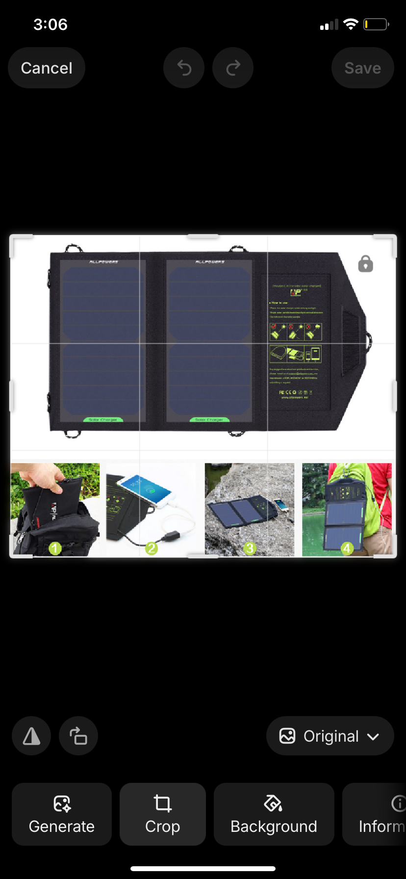 Solar Panel Phone Charger