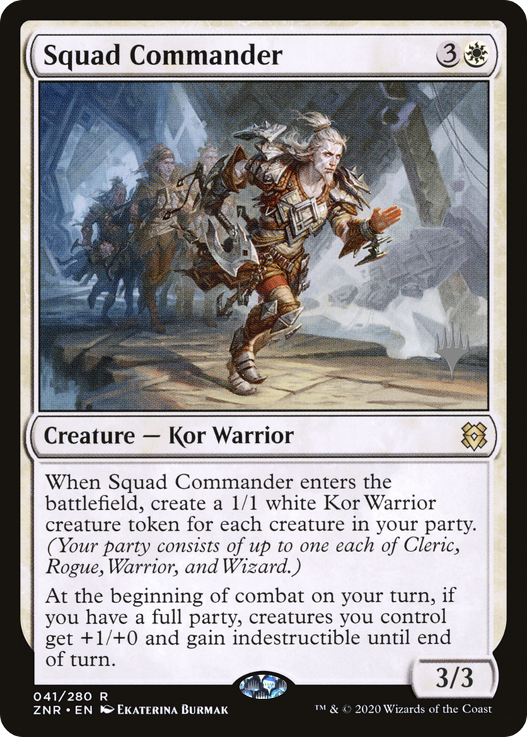 Squad Commander (PPZNR-41P) - Zendikar Rising Promos