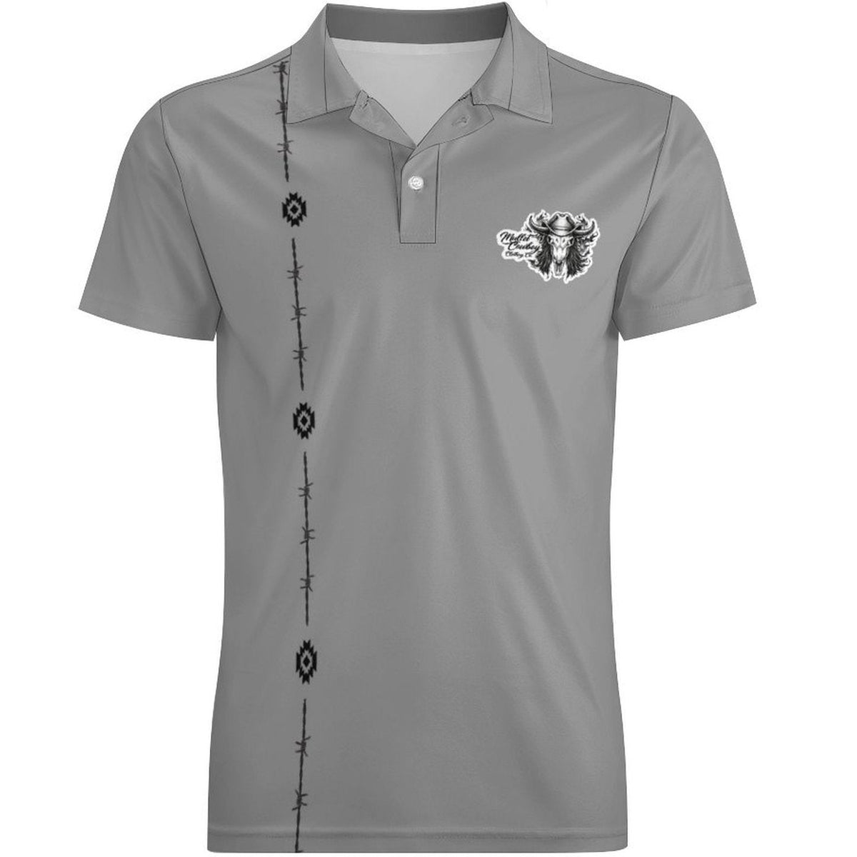 Mullet Cowboy Clothing Co Men's Premium Ice Silk Polo Shirt