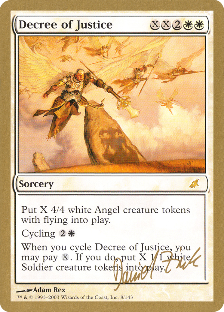 Decree of Justice (WCD-) - World Championship Decks 2003
