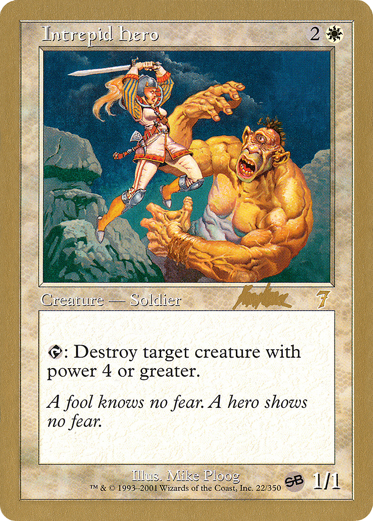 Intrepid Hero (WCD-BK22SB) - World Championship Decks 2002