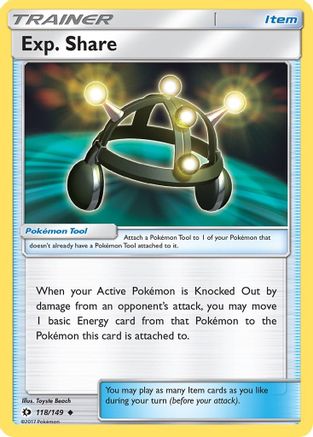 Exp. Share 118/149 - SM Base Set