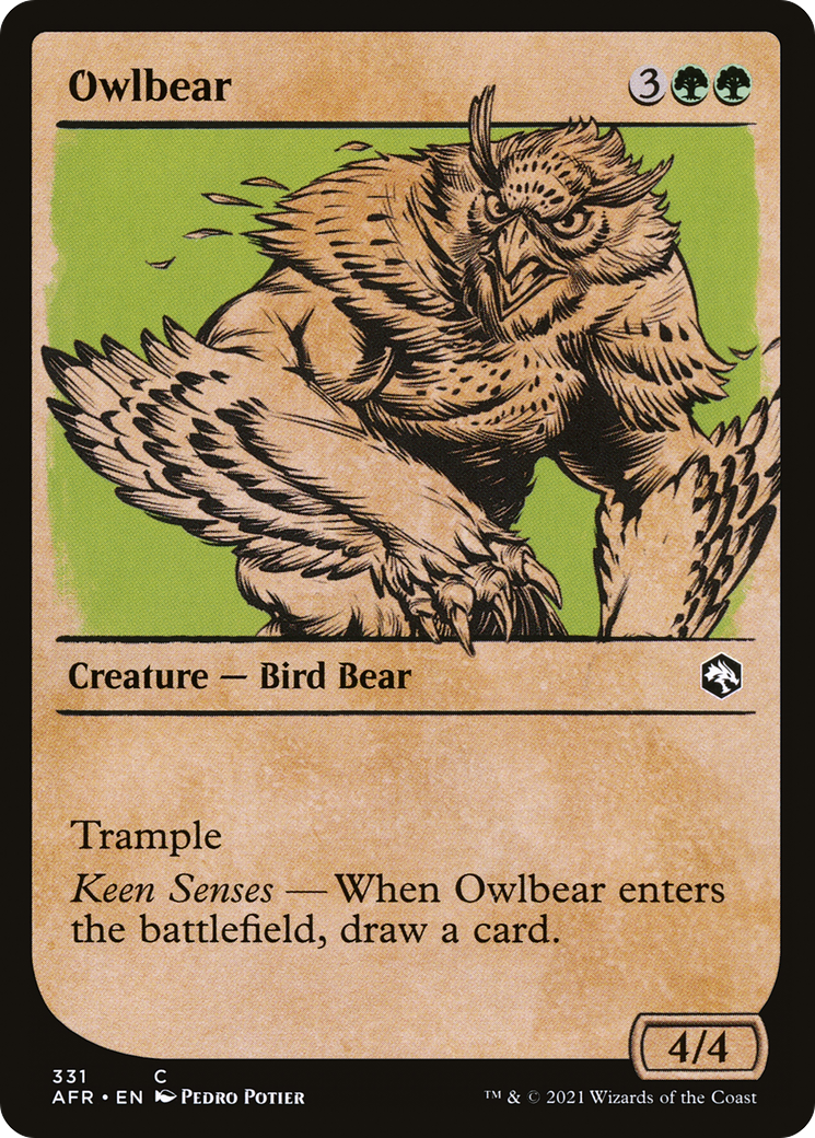 Owlbear (AFR-331) - Adventures in the Forgotten Realms: (Showcase)