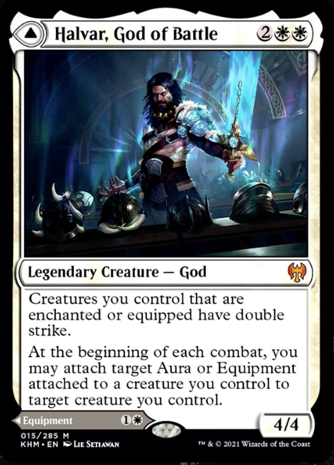 Halvar, God of Battle // Sword of the Realms (KHM-015) - Kaldheim