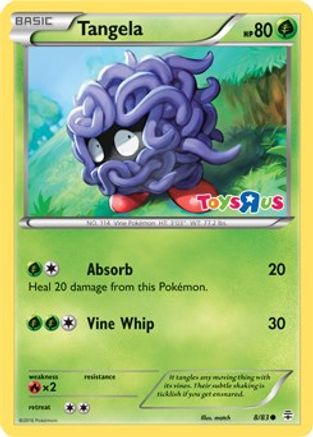 Tangela (Toys R Us Promo) 008/83 - Miscellaneous Cards & Products Holofoil