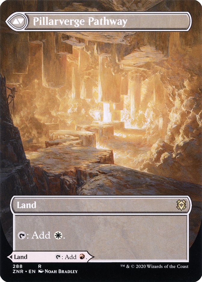 Needleverge Pathway // Pillarverge Pathway (ZNR-288) - Zendikar Rising: (Showcase) (Borderless)