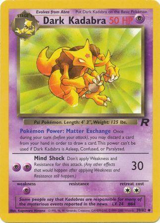 Dark Kadabra 039/82 - Team Rocket Unlimited