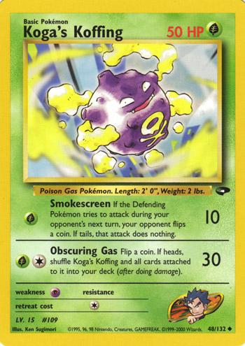 Koga's Koffing 048/132 - Gym Challenge Unlimited