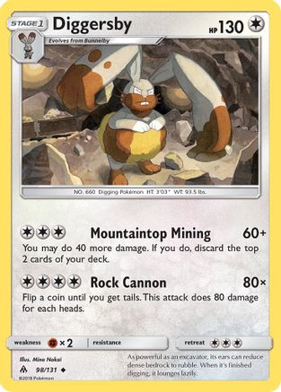 Diggersby 098/131 - SM  Forbidden Light