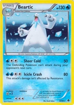 Beartic (Cosmos Holo) 030/98 - Blister Exclusives Holofoil