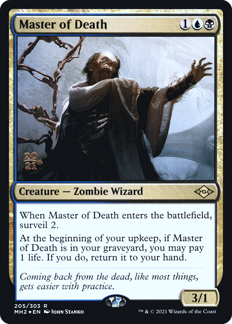 Master of Death (PRE-205S) - Modern Horizons 2 Promos Foil