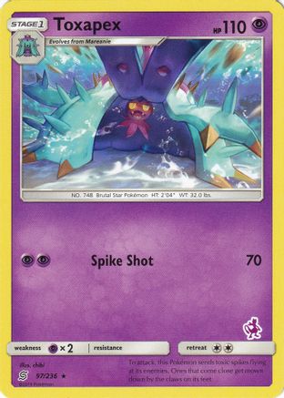 Toxapex (Mewtwo Stamped) 097/236 - Battle Academy
