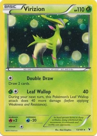 Virizion (Cosmos Holo) 013/101 - Blister Exclusives Holofoil