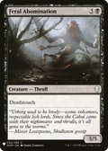 Feral Abomination (LIST-DOM-92) - The List