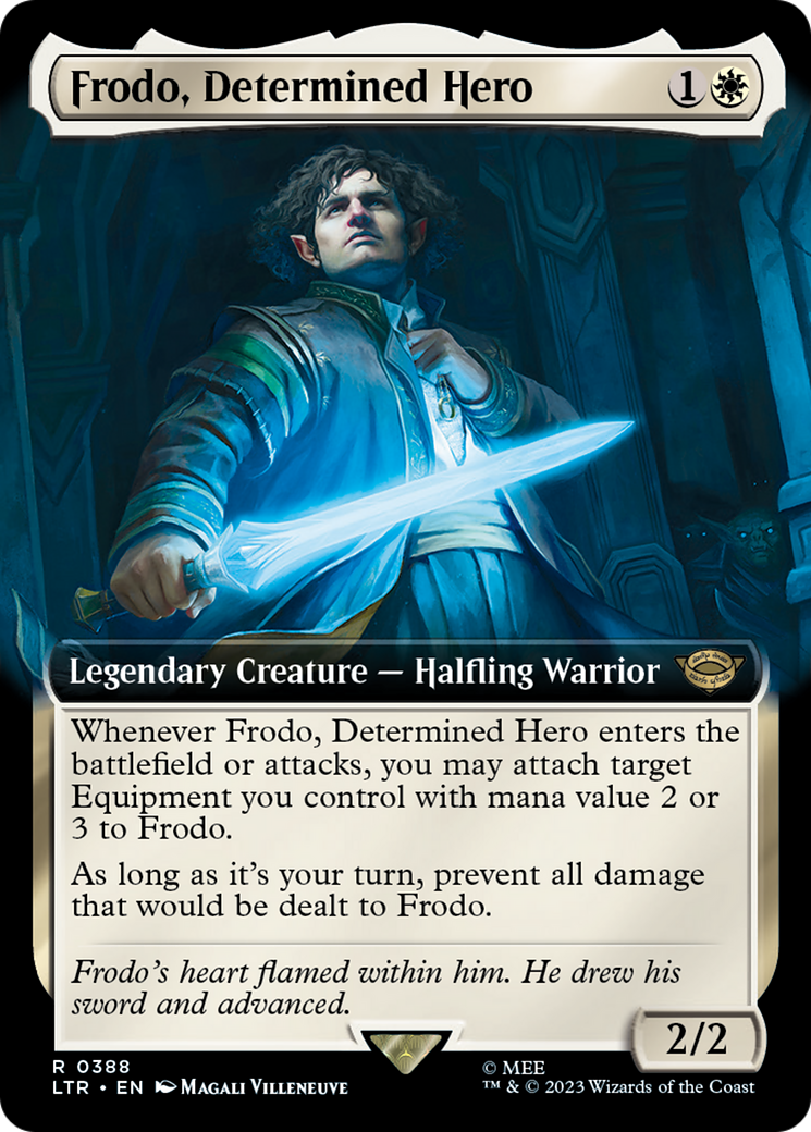 Frodo, Determined Hero (LTR-388) - The Lord of the Rings: Tales of Middle-earth: (Extended Art)