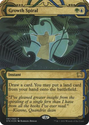 Growth Spiral (STA-061) - Strixhaven Mystical Archive (Borderless) Foil
