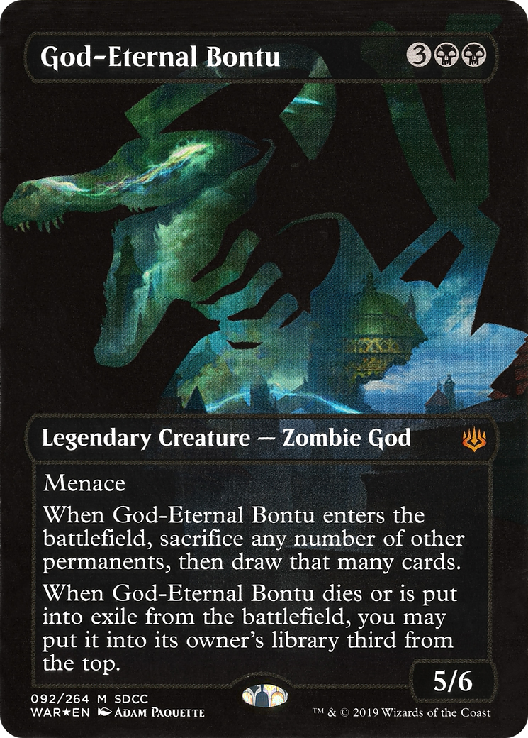 God-Eternal Bontu (MEDIA-092) - San Diego Comic-Con 2019 (Borderless)