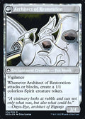 The Restoration of Eiganjo // Architect of Restoration (PRE-34S) - Kamigawa: Neon Dynasty Promos: (fandfc, enchantment) Foil