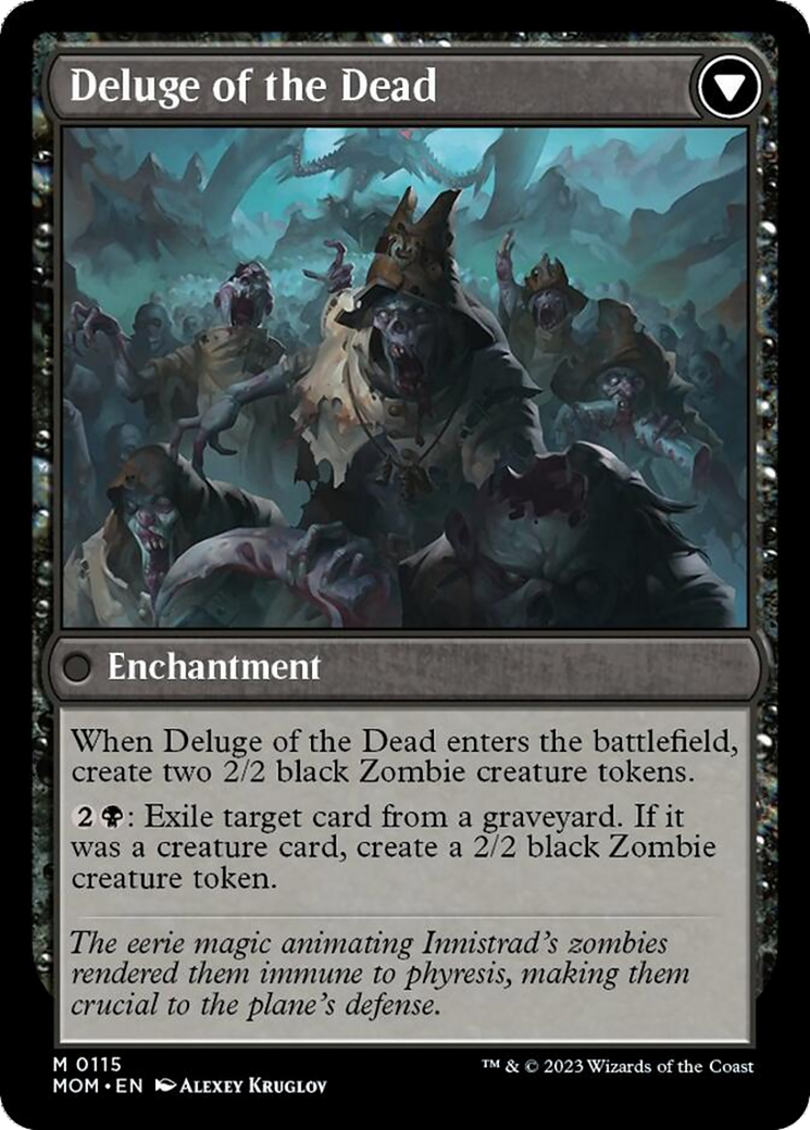 Invasion of Innistrad // Deluge of the Dead (MOM-115) - March of the Machine
