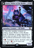 Ayara, Widow of the Realm // Ayara, Furnace Queen (PRE-090) - March of the Machine Promos Foil