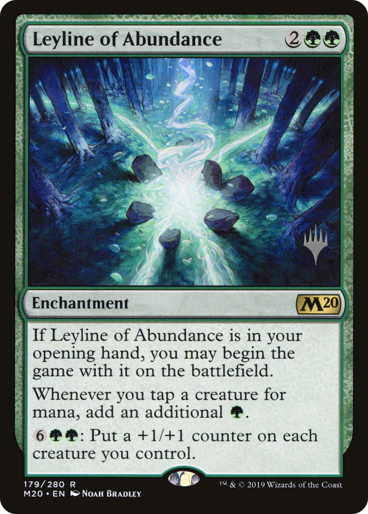 Leyline of Abundance (PPM20-179P) - Core Set 2020 Promos