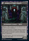 The Long Reach of Night // Animus of Night's Reach (NEO-109) - Kamigawa: Neon Dynasty: (fandfc, enchantment)