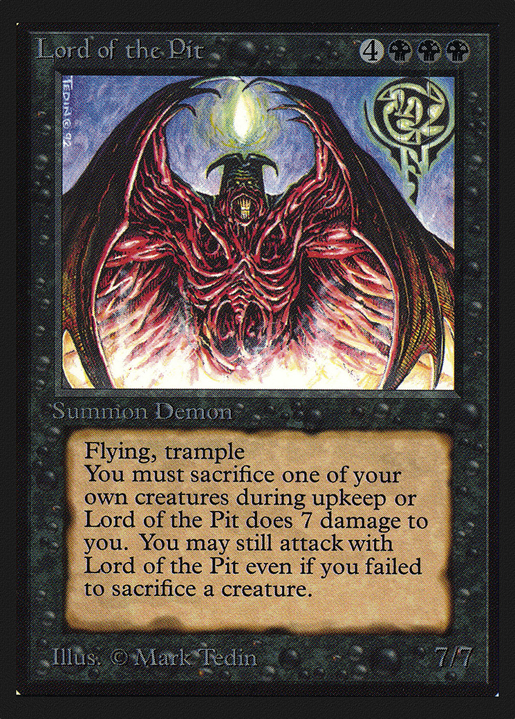 Lord of the Pit (CED-) - Collectors' Edition