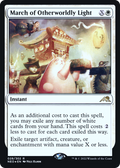 March of Otherworldly Light (PRE-28S) - Kamigawa: Neon Dynasty Promos Foil