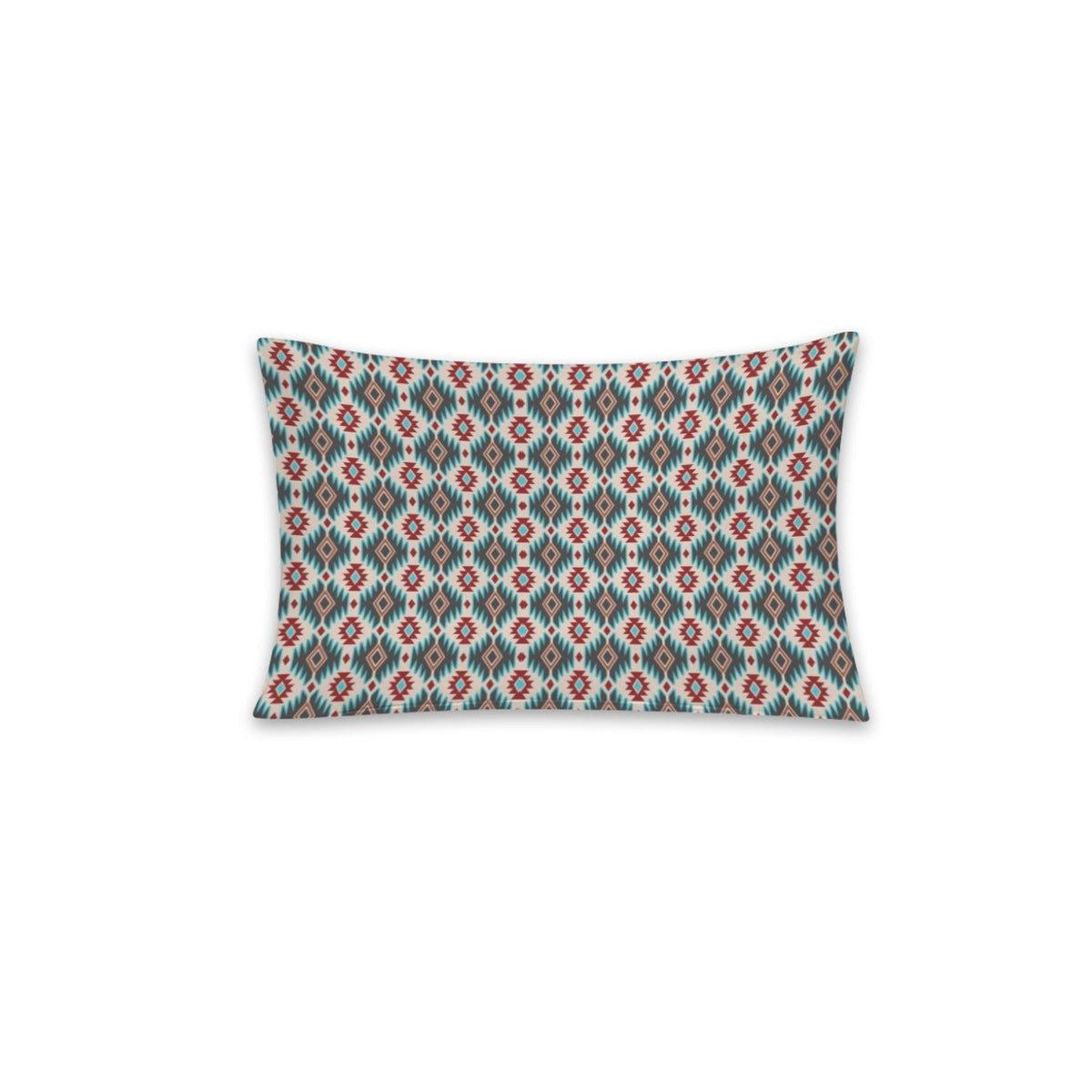 Baha Ranch Teal Aztec Pillowcase Made in America