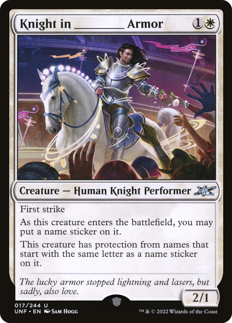Knight in _____ Armor (UNF-017) - Unfinity