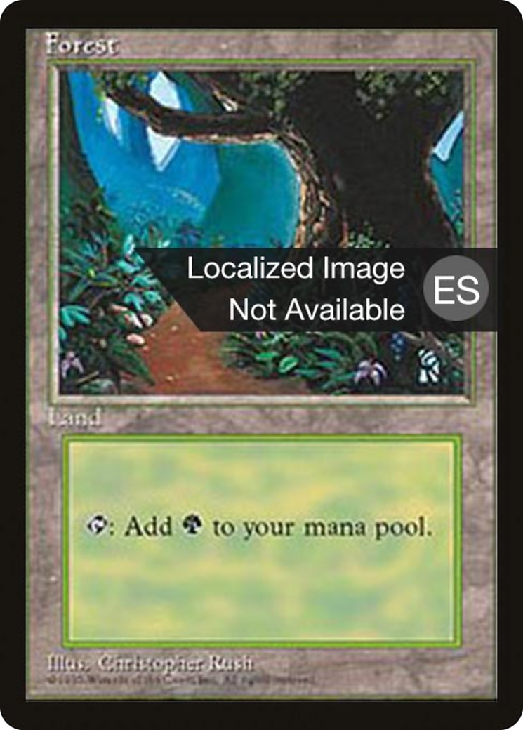 Forest (4BB-175) - Fourth Edition Foreign Black Border
