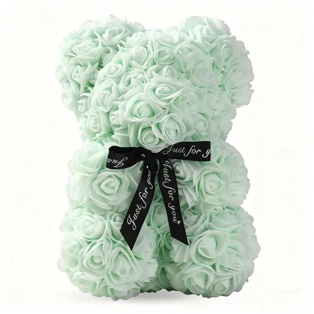 Mother's Day Gift 25cm Foam Flower Bear PE Rose Flower Bear PVC Gift Box Valentine's Day Cross-border Bestseller