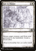 Late to Dinner (LIST-MH2-329) - The List: (Showcase)