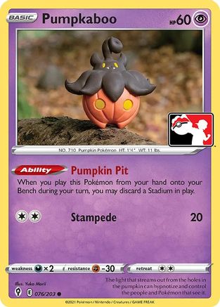 Pumpkaboo 076 - Prize Pack Series Cards - Holofoil