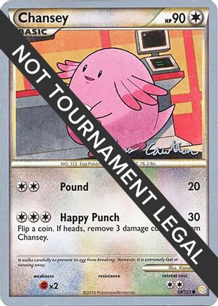 Chansey 2011 (Ross Cawthon) 058 - World Championship Decks