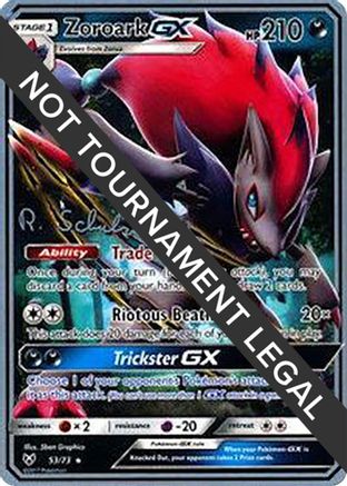 Zoroark GX 2018 (Robin Schulz) 053 - World Championship Decks
