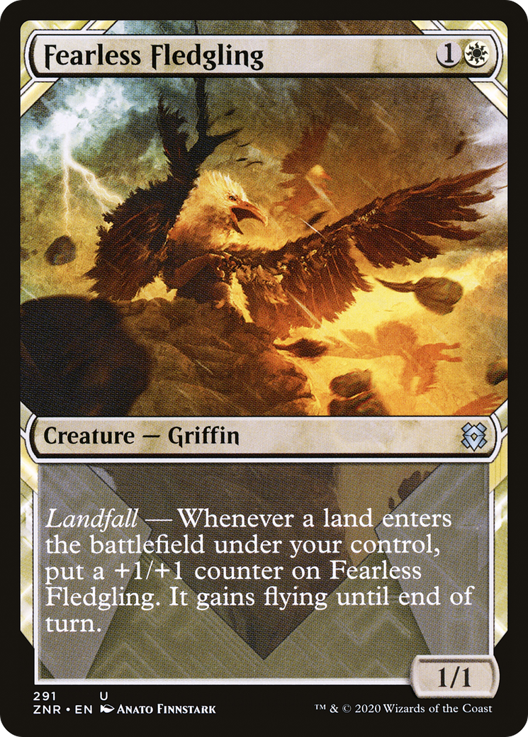 Fearless Fledgling (ZNR-291) - Zendikar Rising: (Showcase)