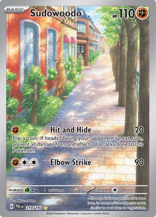 Sudowoodo 219/193 - SV02 Paldea Evolved Holofoil