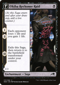 Okiba Reckoner Raid // Nezumi Road Captain (NEO-117) - Kamigawa: Neon Dynasty: (fandfc, enchantment)
