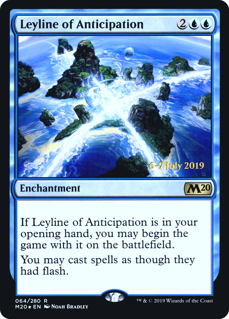 Leyline of Anticipation (PRE-64S) - Core Set 2020 Promos Foil