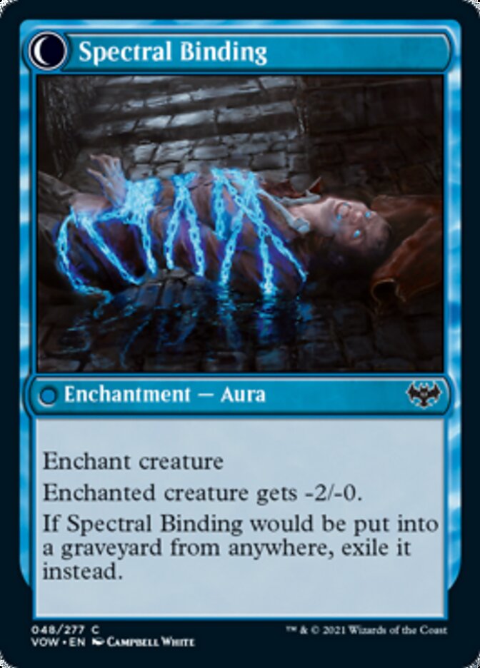 Binding Geist // Spectral Binding (VOW-048) - Innistrad: Crimson Vow: (Double Faced Transform)