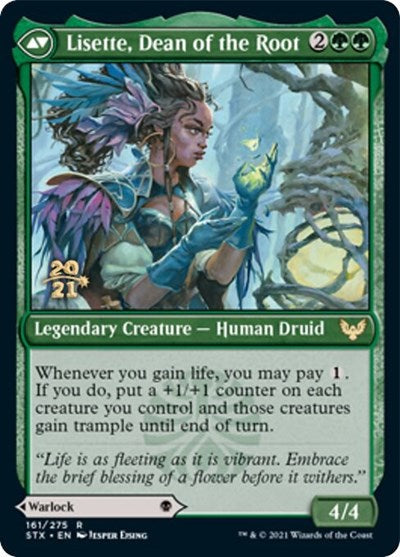 Valentin, Dean of the Vein // Lisette, Dean of the Root (PRE-161S) - Strixhaven: School of Mages Promos Foil