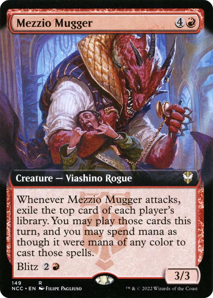 Mezzio Mugger (NCC-149) - New Capenna Commander: (Extended Art)