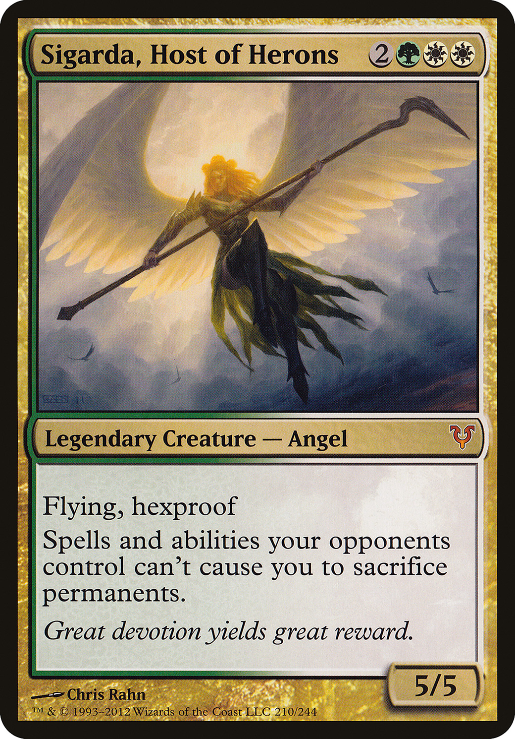 Sigarda, Host of Herons (OVER-210) - Open the Helvault