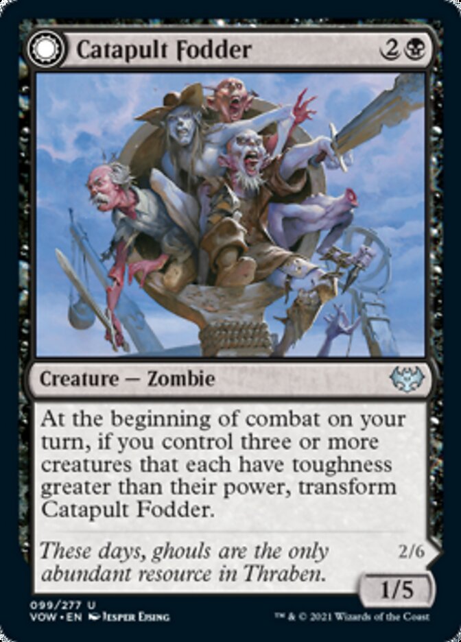 Catapult Fodder // Catapult Captain (VOW-099) - Innistrad: Crimson Vow: (Double Faced Transform)