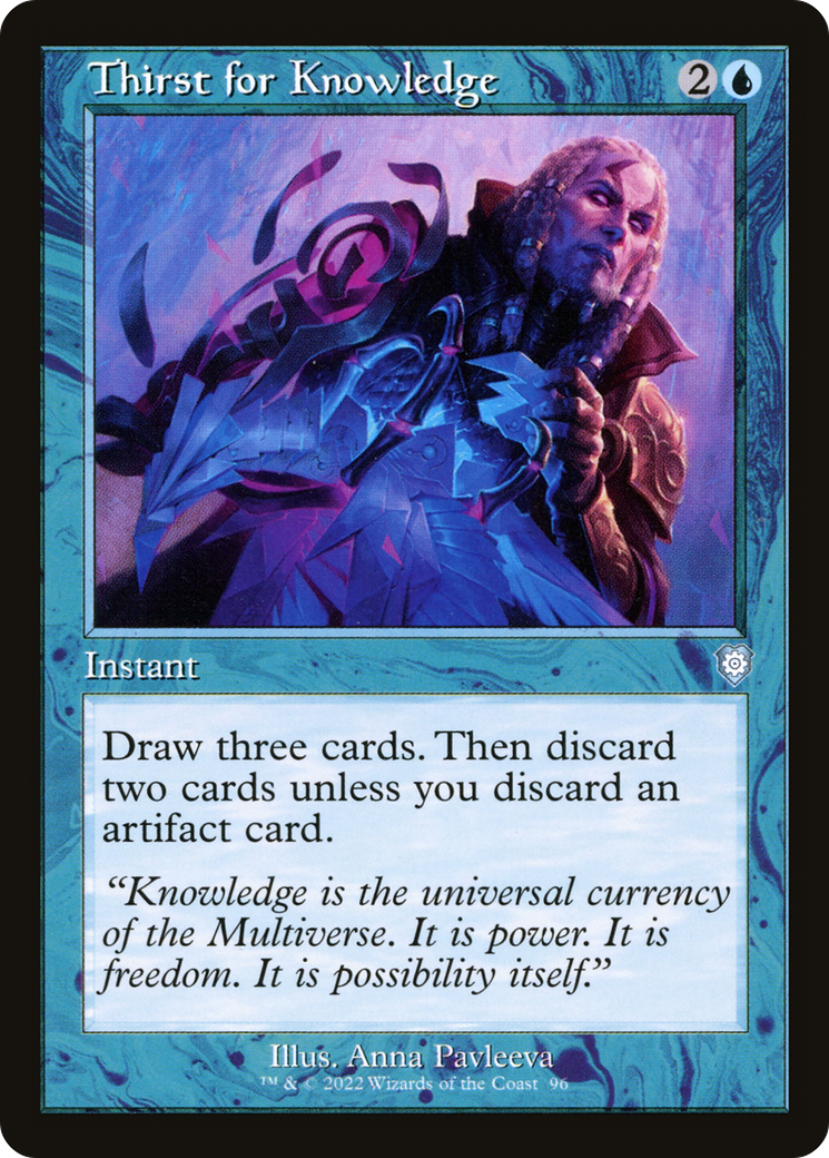 Thirst for Knowledge (BRC-096) - The Brothers' War Commander