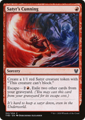 Satyr's Cunning (THB-152) - Theros Beyond Death