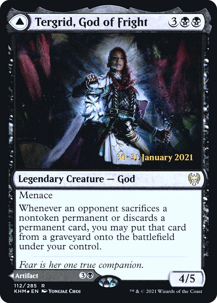 Tergrid, God of Fright // Tergrid's Lantern (PRE-112S) - Kaldheim Promos Foil
