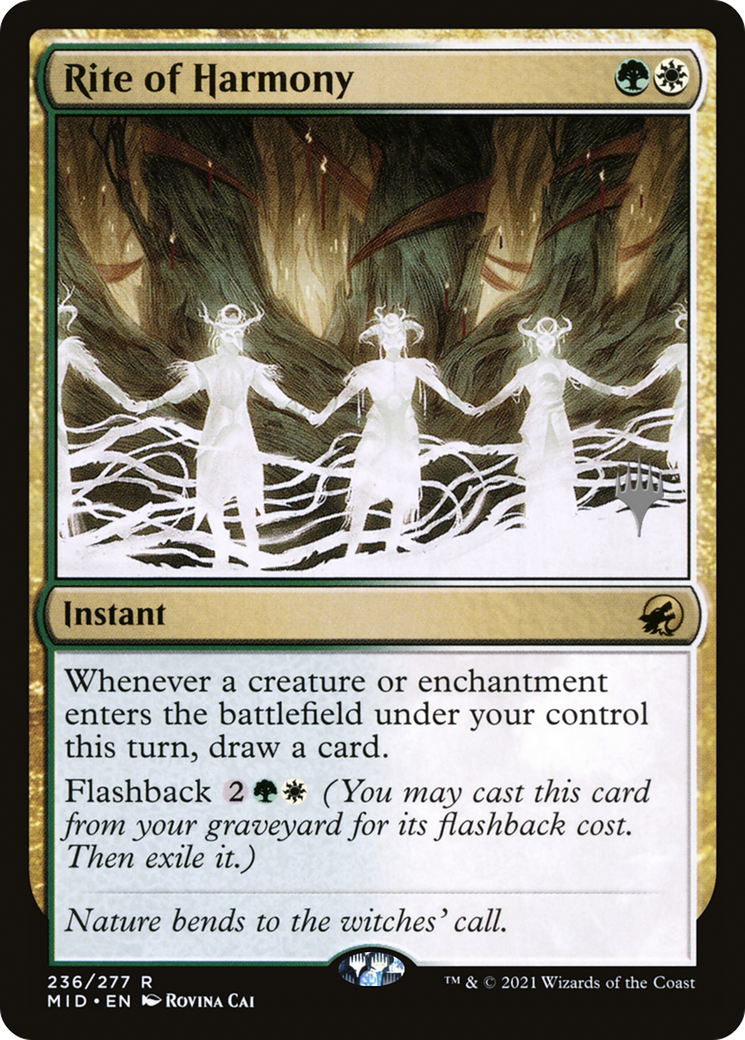Rite of Harmony (PPMID-236P) - Innistrad: Midnight Hunt Promos