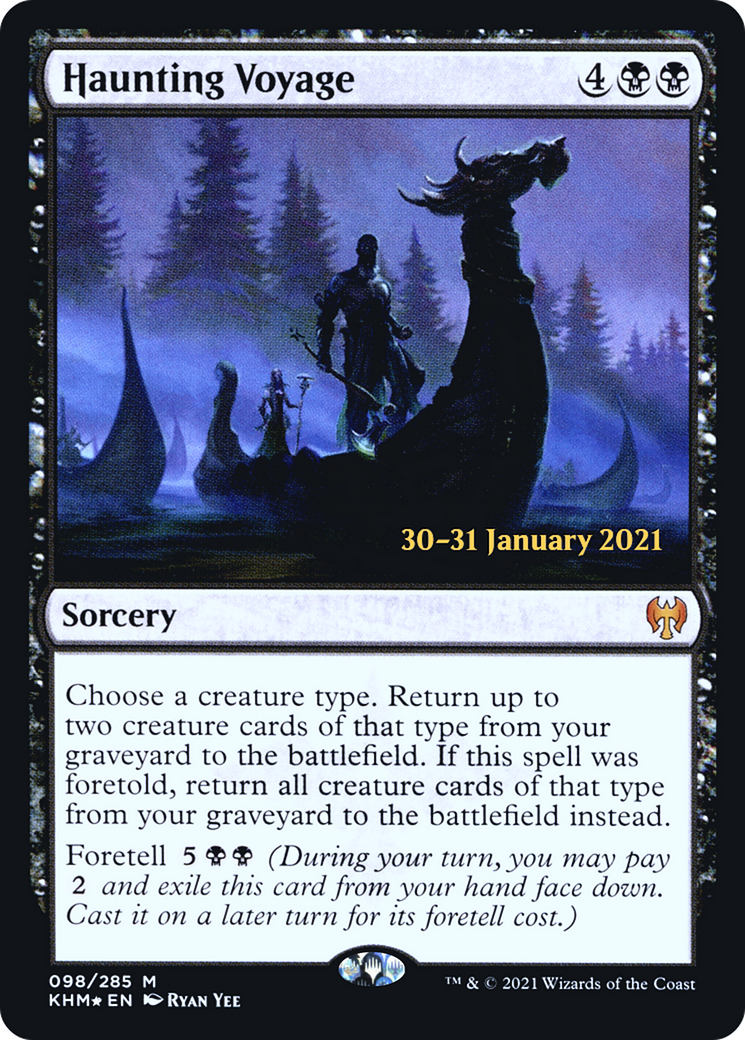 Haunting Voyage (PRE-98S) - Kaldheim Promos Foil